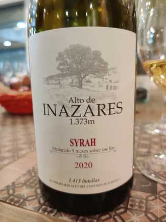 Alto de Inazares Syrah 2020