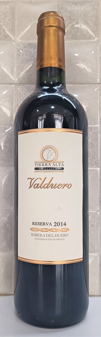 Valduero Tierra alta de 2 Cotas reserva 2014