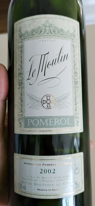 Chateau Le Moulin 2002