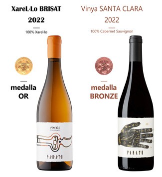 Parató gana dos medallas al prestigioso Concurso de:  "l'Acadèmia de Tastavins 2023"