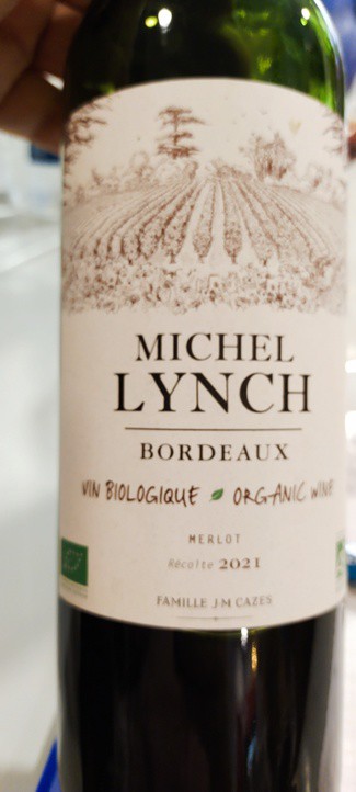 Vino Michel Lynch Organic Merlot 2021