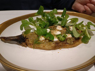 Berenjena a la llama