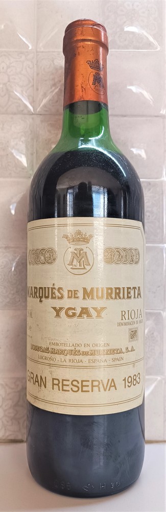 Marqués de Murrieta gran reserva 1983