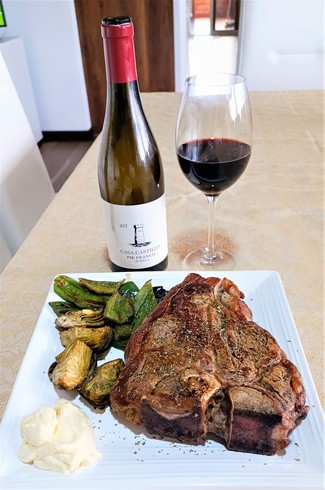 Con el Porterhouse Steak de 1 Kg con all-i-oli