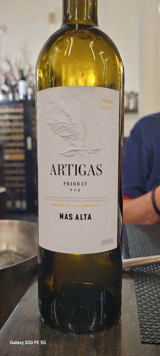 Mas Alta Artigas blanc 2019 DOQ Priorat .