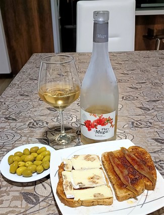 Con las tostas mar y montaña