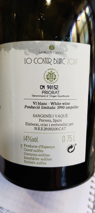 Lo Coster Blanc 2017