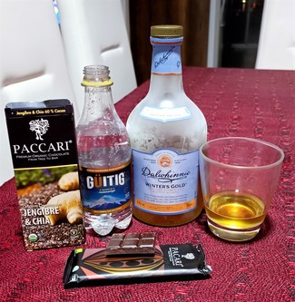 Con un Pacari 60% cacao de jengibre y chía
