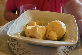 Helado de vainilla