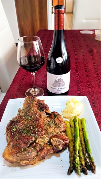 Con el Porterhouse Steak de 1 Kg 100 grs con all-i-oli