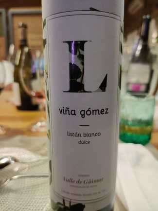 Viña Gómez Listan blanco Dulce 2018