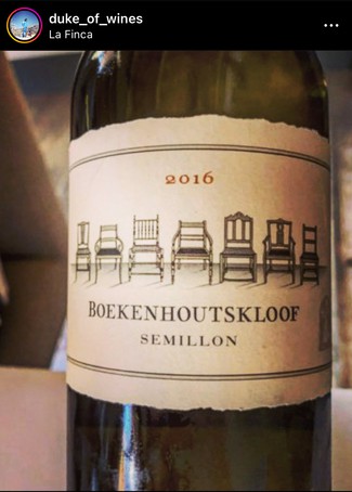 Boekenhoutskloof Semillon 2016