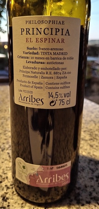 El Espinar de Principia Naturalis 2020