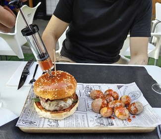 Restaurante La Pizarra Brasa y Barra en Bilbo, Bizkaia.