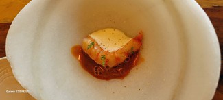 Gamba roja con suero láctico