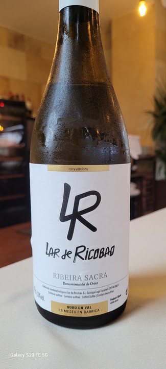 Lar de Ricobao DO Ribeira Sacra Ouro do Val 2021 15 meses de barrica