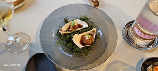 Albondiga de carne de Galizano y ostra