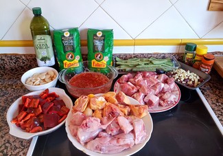 Preparativos del arrocito