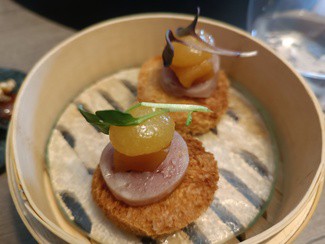 Aperitivo butifarra dulce