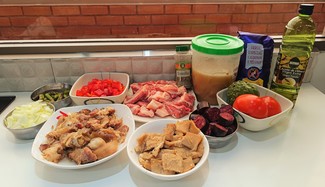 "mise in place" del arrocito