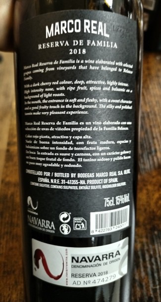 Marco Real Reserva 2018