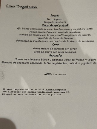 menú