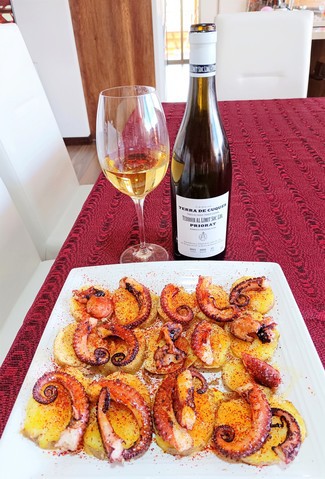 Con el pulpo "a feira"