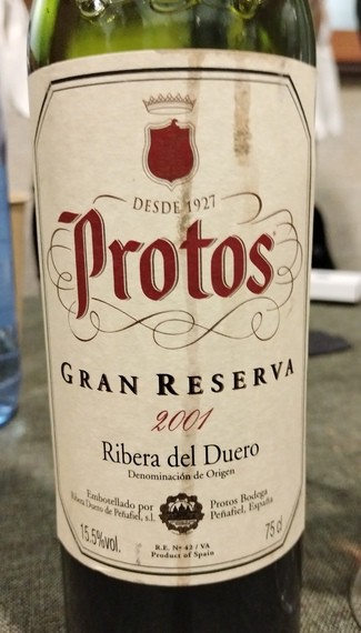 Protos Gran Reserva 2001