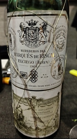 Marques de Riscal reserva 1964