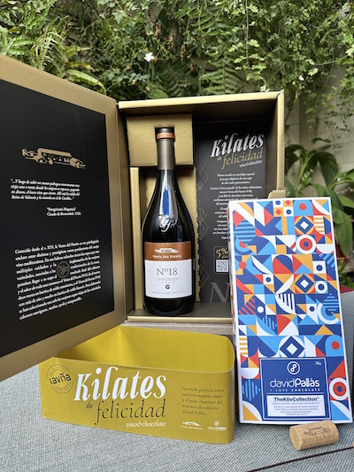 “Kilates de felicidad vino&chocolate”, la nueva propuesta de Bodega La Viña y David Pallàs