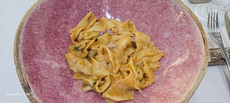 Pasta casera de carabineros