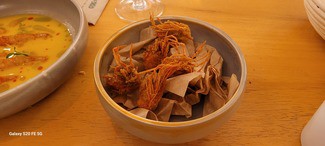 Crujiente de sus cabezas