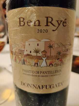 Ben Rye Donna Fugata Passito di Pantelleria 2020