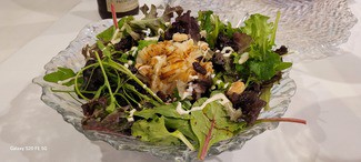 Ensalada de queso Stilton