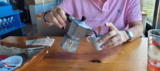 cafés de cafetera italiana
