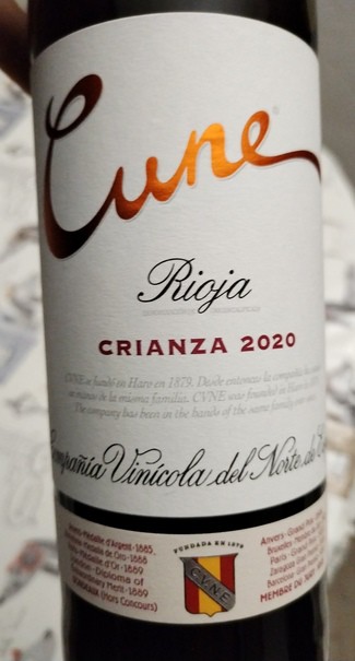 Cune crianza 2020
