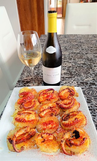Con el pulpo "a feira"