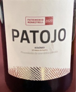 Ecológico Patrimonio Monastrell 2020