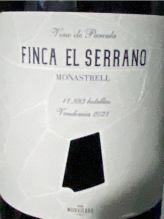 Finca El Serrano Monastrell 2020