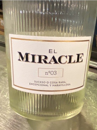 El Miracle Nº 03 Blanco 2021