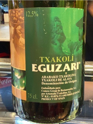 Txakoli Eguzari 2020