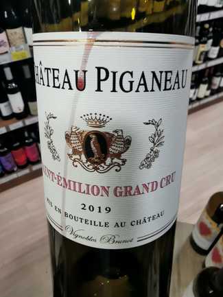 Château Piganeau Saint Emilion Grand Cruz 2019
