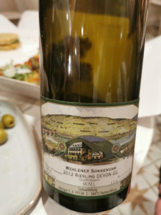 S A Prüm Riesling Wehlener Sonnenuhr Devon GG Mágnum 2012
