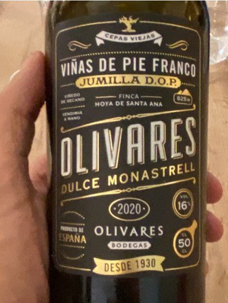 Olivares Dulce Monastrell 2020