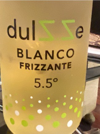 Dulz ze Blanco Frizzante