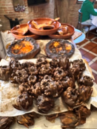 saliendo del horno
