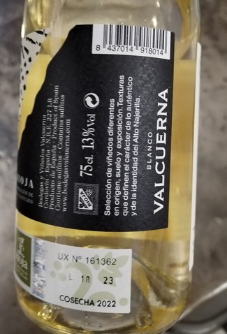 Valcuerna blanco 2022