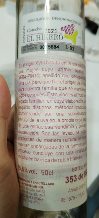 Vera Pinto El Origen 2021