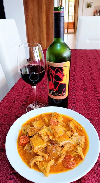 Con los callos con chorizo
