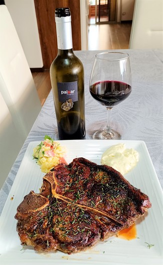 Con el Porterhouse steak de 1 Kg